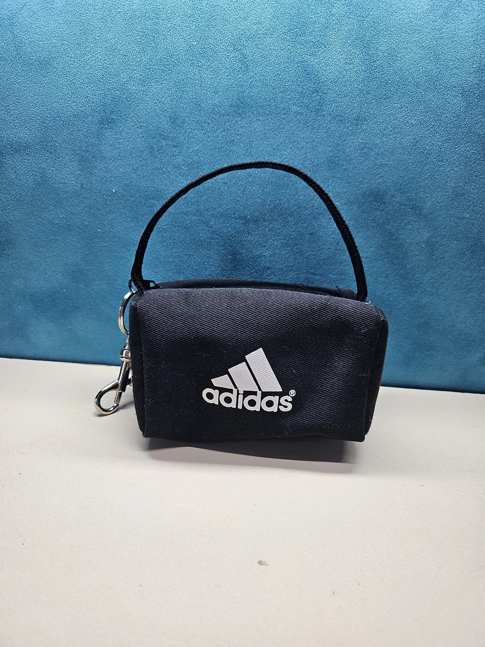 adidas Black Mini Handle Bag with Logo